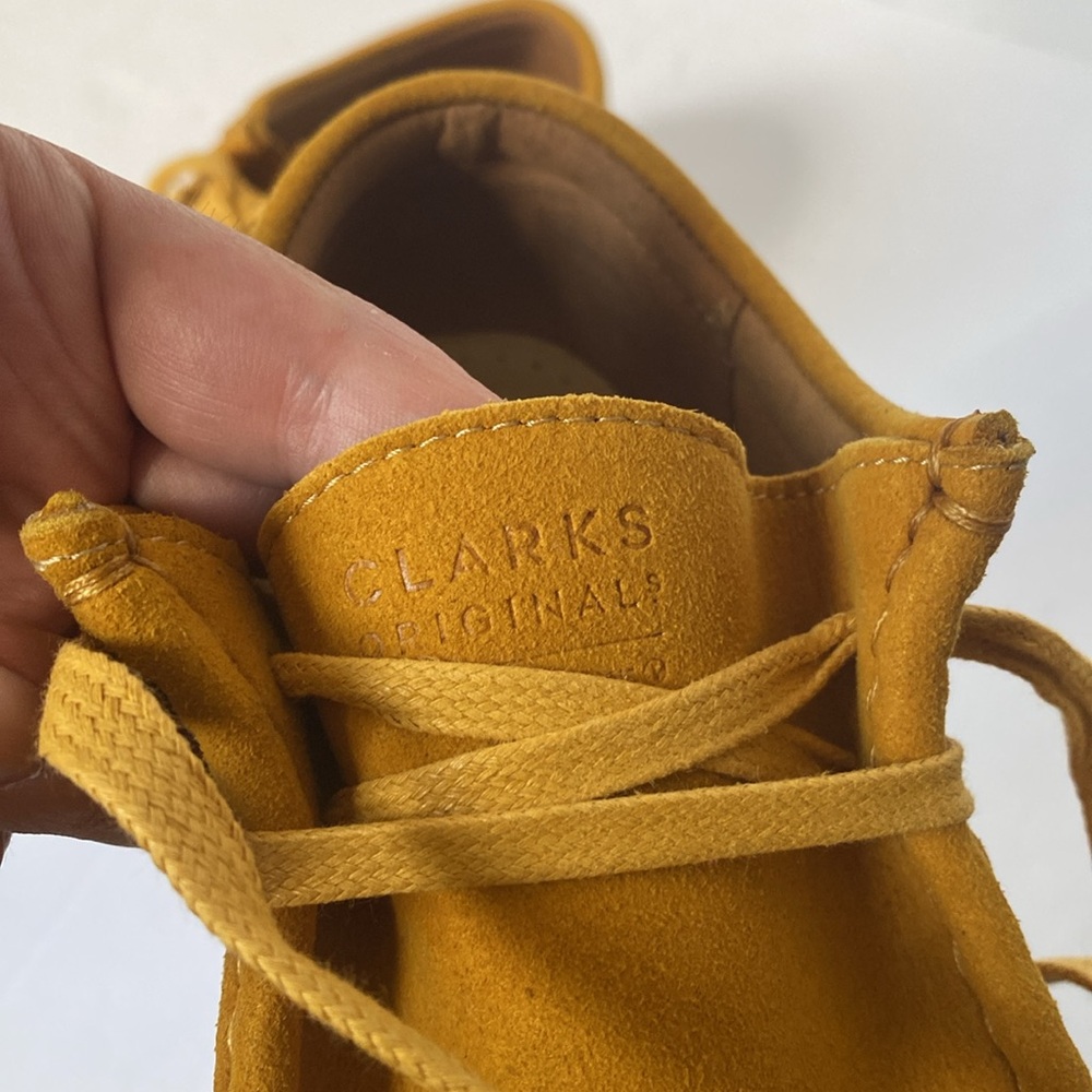 Clarks Wallabee lace ups size 8 US Men’s used once in pristine condition - Picture 6 of 16